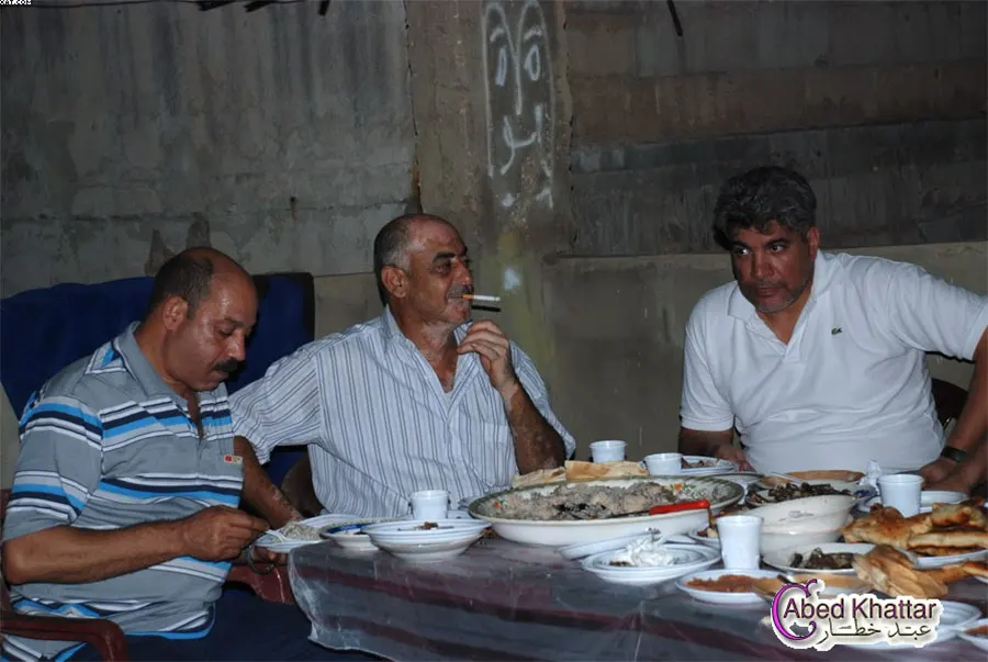 العشاء السنوي الذي أقامه الأخ احمد حسن في مخيم البداوي