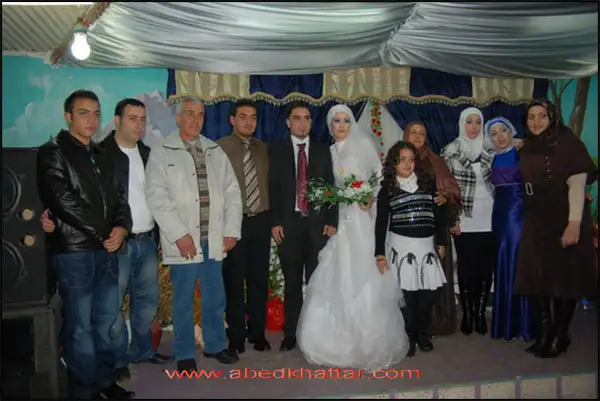 حفل زواج الأخ سامر احمد سلمون والانسة منال ابراهيم خازن