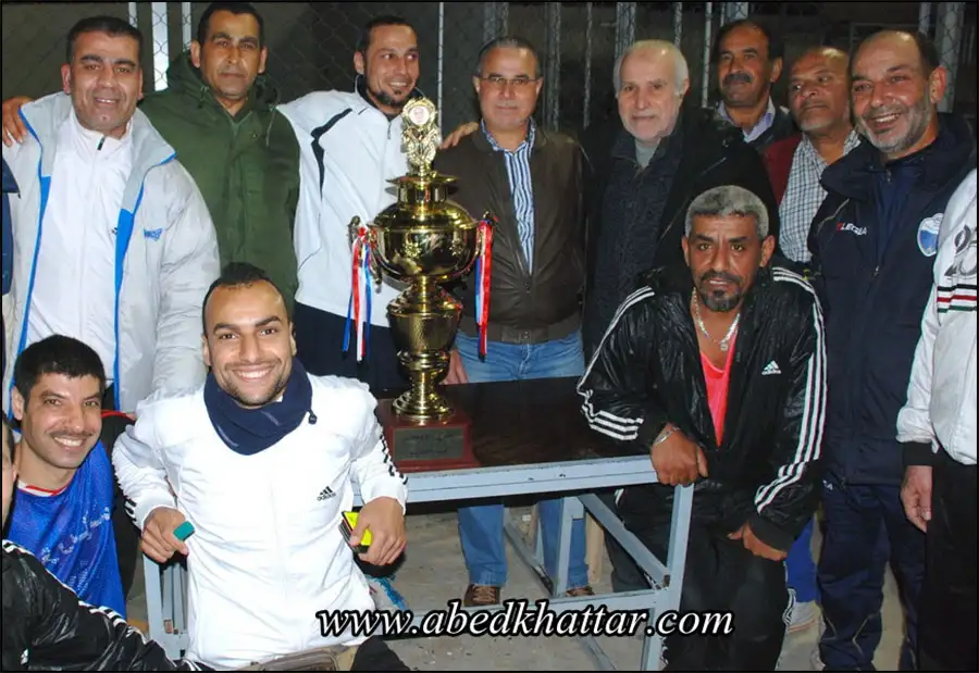 مباراة على كأس فضية بين لاعبين قدماء مخيم البداوي وفريق الدرة ألرياضي