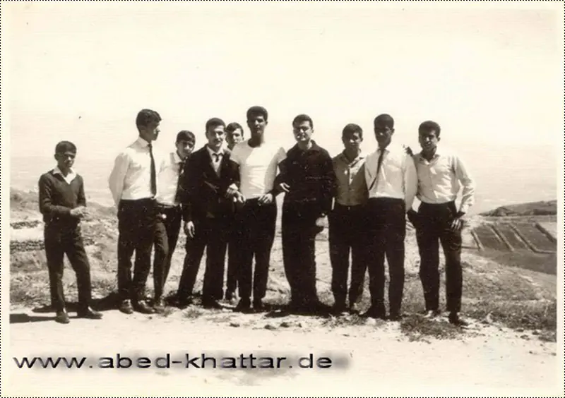رحلة مدرسة مخيم البداوي سنة 1963