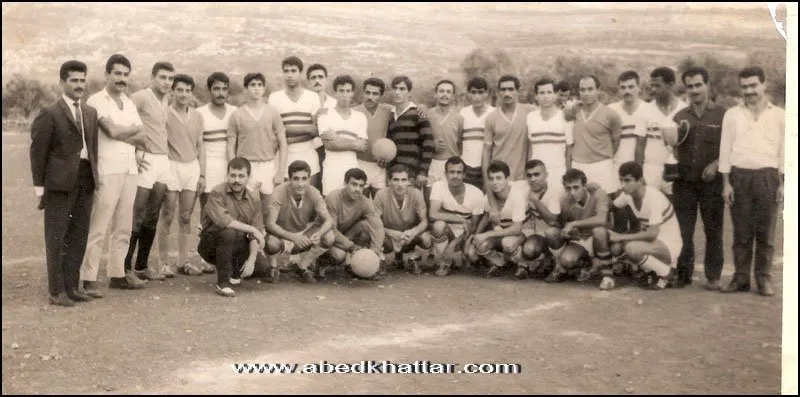 فرق مخيم البداوي شباب العرب وفريق الثأر سنة 1966