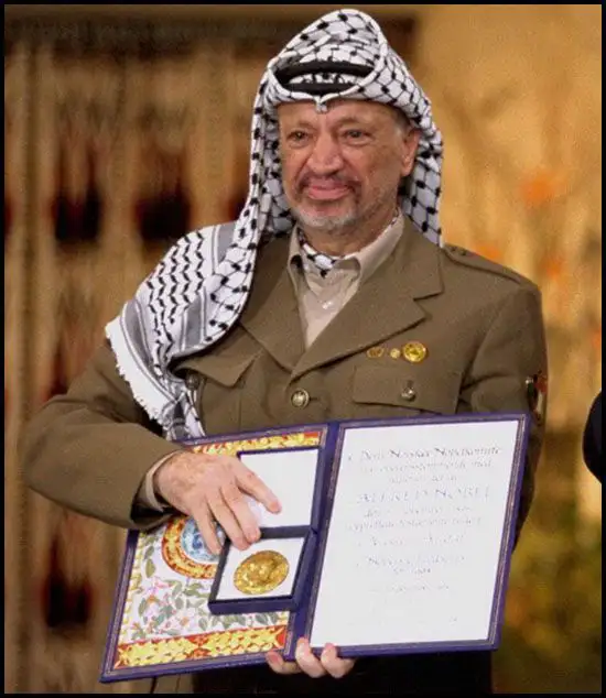 ياسر عرفات - جائزة نوبل