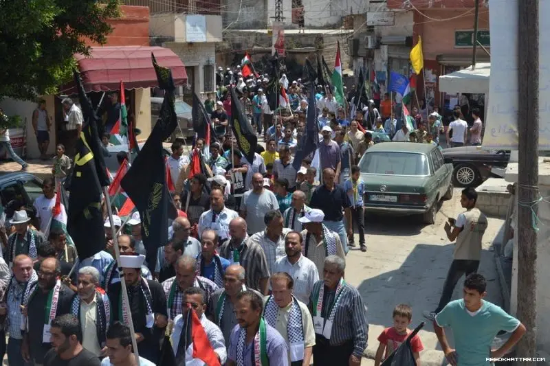 الشعب الفلسطيني يحيي يوم القدس العالمي في منطقة صور