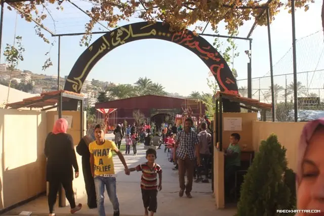 يوم مفتوح لترفيه في مجمع منصور عزام للنازحين السوريين في مخيم عين الحلوة‎