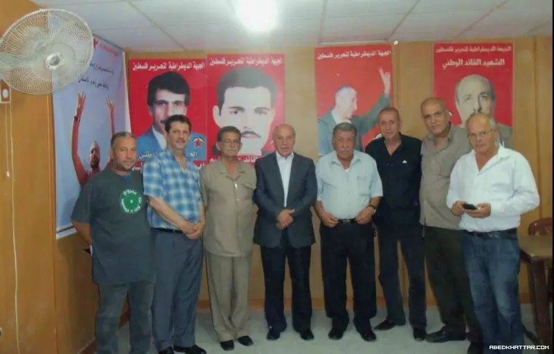 الديمقراطية تلتقي اللجنة الوطنية للدفاع عن الاسرى في السجون الاسرائيلية
