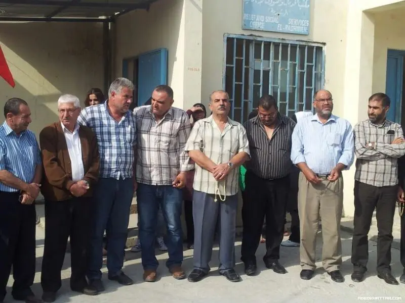 اعتصام للجبهة الديمقراطية في مخيم الرشيدية للمطالبة بتحسين خدمات الانروا الصحية