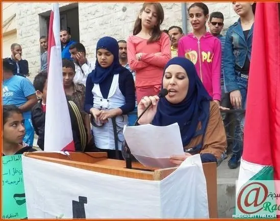 اعتصام للمنظمة النسائية الديمقراطية الفلسطينية في اليوم العالمي للتضامن مع الشعب الفلسطيني