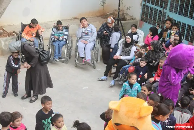 حفل تكريمي للاطفال ذوي الاحتياجات الخاصة في مخيم عين الحلوة