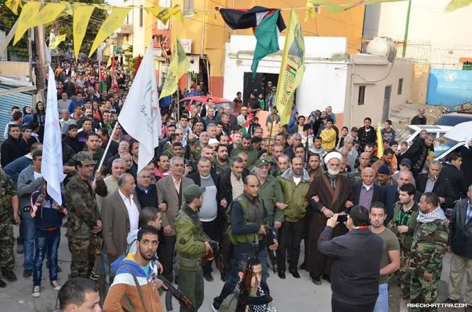 أبناء مخيم الرشيدية يبايعون حركة فتح في ذكرى انطلاقتها