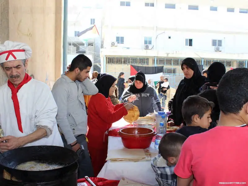 تجمع شباب فلسطين في مخيم الرشيدية يقيم يوم تراثي مفتوح