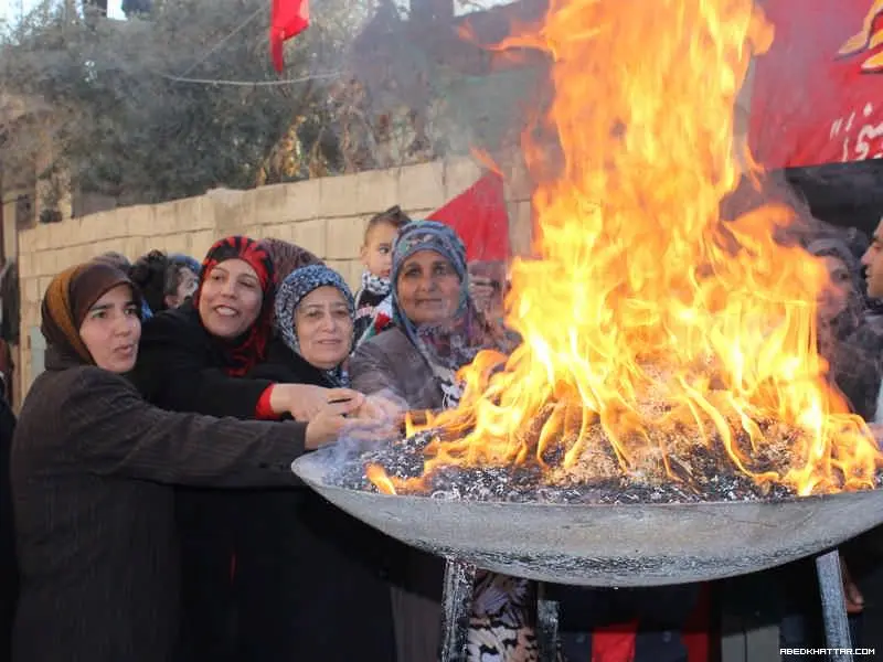 حزب الشعب يقيم حفل استقبال و ايقاد شعلة اعادة تأسيسة ال32 في مخيم الرشيدية