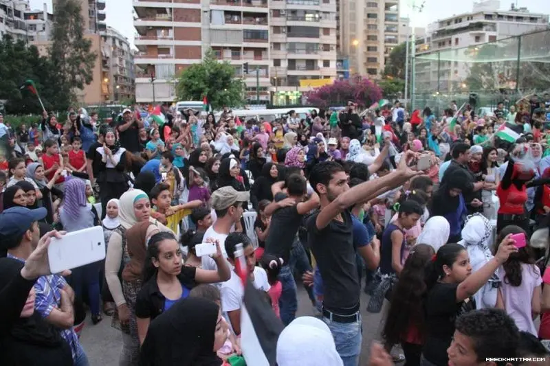 إحياء ذكرى النكبة بمهرجان حاشد في بيروت - قصقص