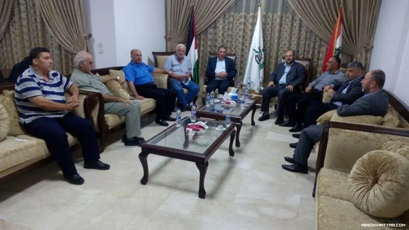 بركة يستقبل السفير الفلسطيني في لبنان ووفداً من فتح وأمل والجهاد الإسلامي