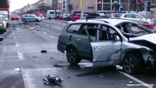 بالصور.. انفجار سيارة مفخخة في برلين