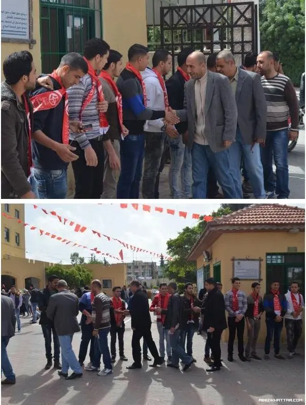 جبهة العمل الطلابي التقدمية في جامعة القدس المفتوحة شمال غزة تنظم معرض لصور شهداء الانتفاضة
