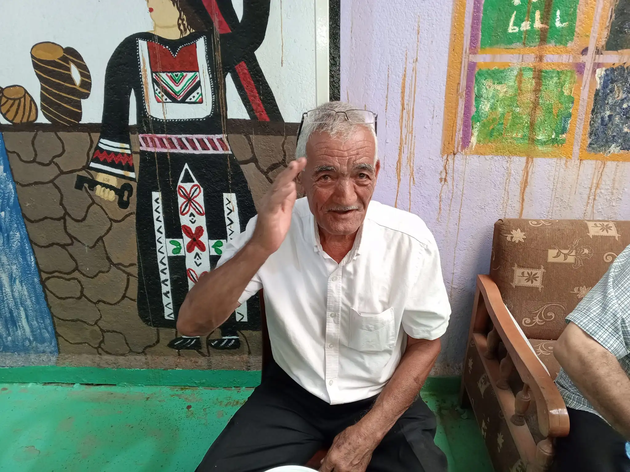 لقاء الاحبة لكبار السن بمركز التيتشر في مخيم البداوي