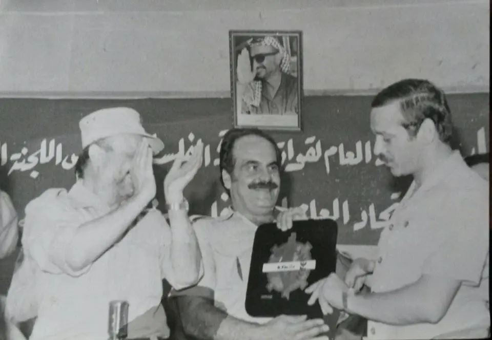 في مناسبة عيد العمال - بيروت 1976