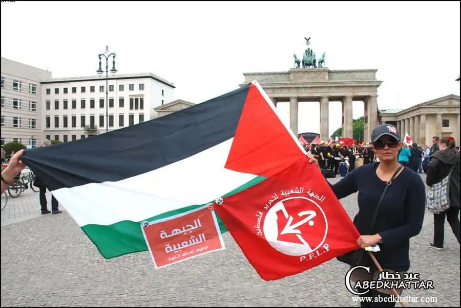مشاركة لجان فلسطين بإحتفالات الاول من ايار في برلين