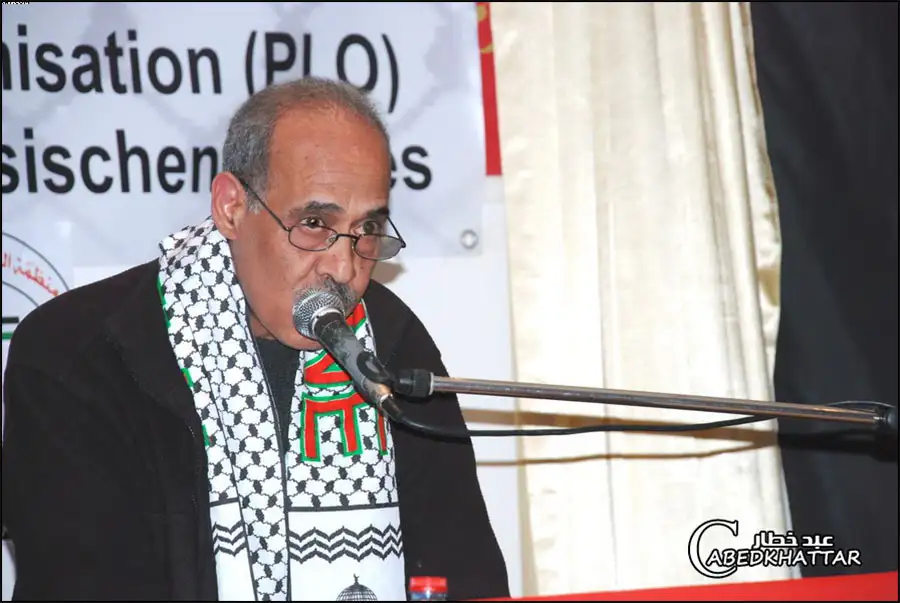 الأخ إبراهيم إبراهيم كلمة لجنة العمل الوطني الفلسطيني في برلين