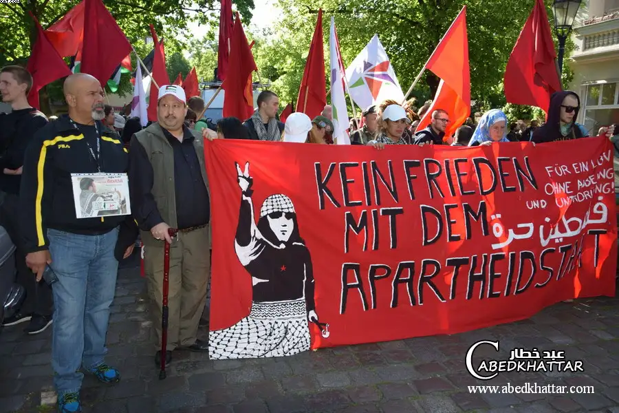 مسيرة حاشدة بمناسبة ذكرى النكبة 67 في برلين