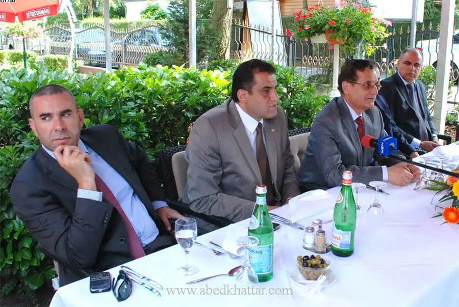حفل غذاء أقيم على شرف وزير الخارجية اللبناني عدنان منصور