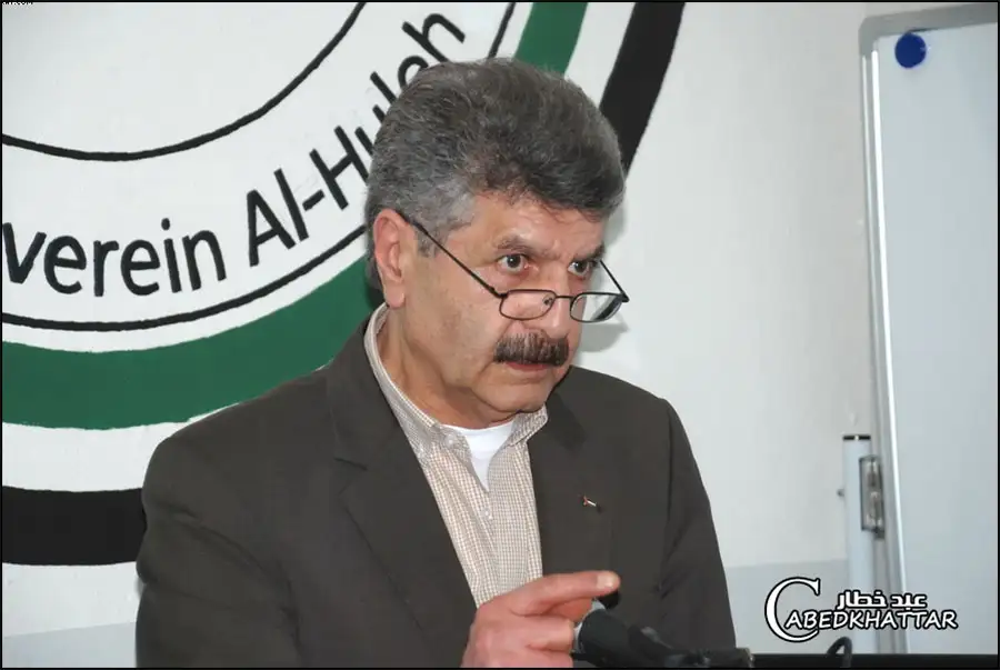 المستشار الثقافي في السفارة الفلسطينية في ألمانيا/برلين الأخ عبدالله حجازي