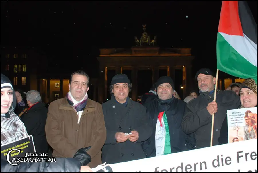وقفة تضامن مع الأسرى الفلسطينيين في برلين