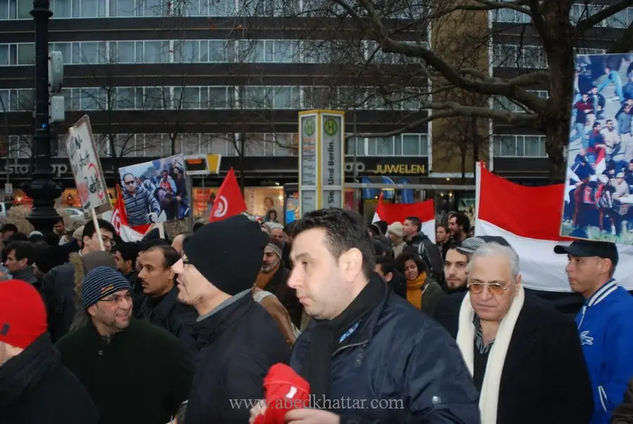 مظاهرة حاشدة تضامنا مع الشعب المصري تحت عنوان || جمعة الرحيل والخلاص