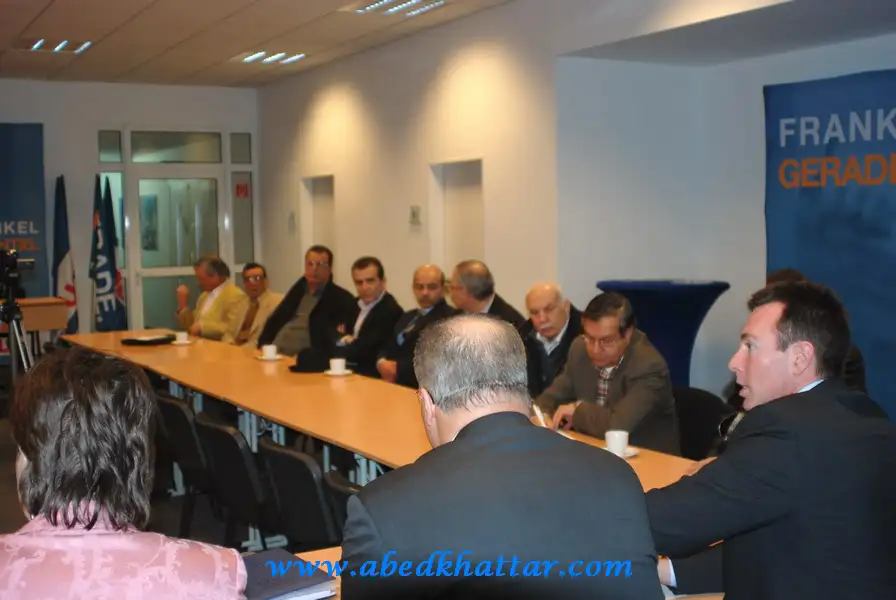 لقاء مجموعة حزب الاتحاد الديمقراطي المسيحي مع ممثلي المنظمات العربية