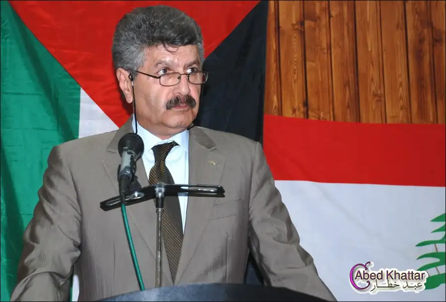 ممثل سفارة فلسطين في ألمانيا الأخ عبد الله حجازي