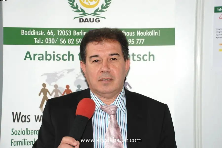 Vorsitzender Jamal EL Moghrabi der Deutsch Arabischen unabhängigen Gemeinde