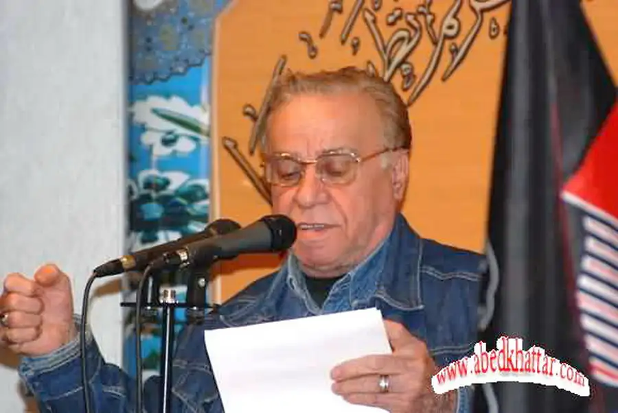 مسؤول اللجنة الثقافية في البيت اللبناني الشاعر طانيوس كنعان