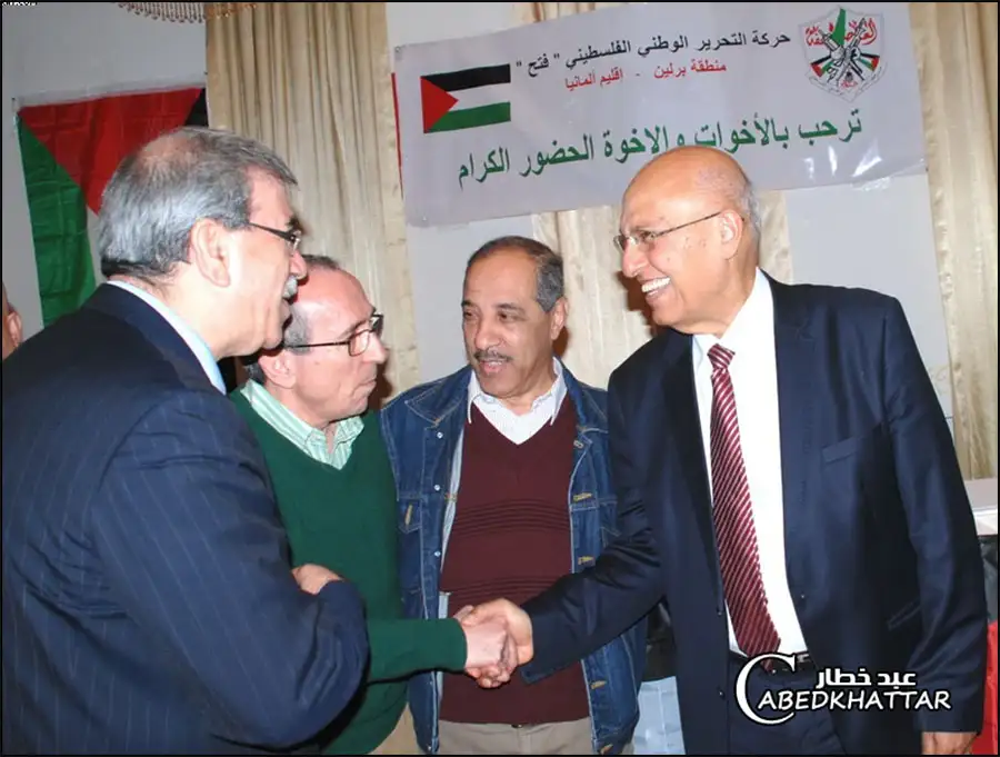 ندوة سياسية للدكتور نبيل شعث عضو اللجنة المركزية لحركة فتح