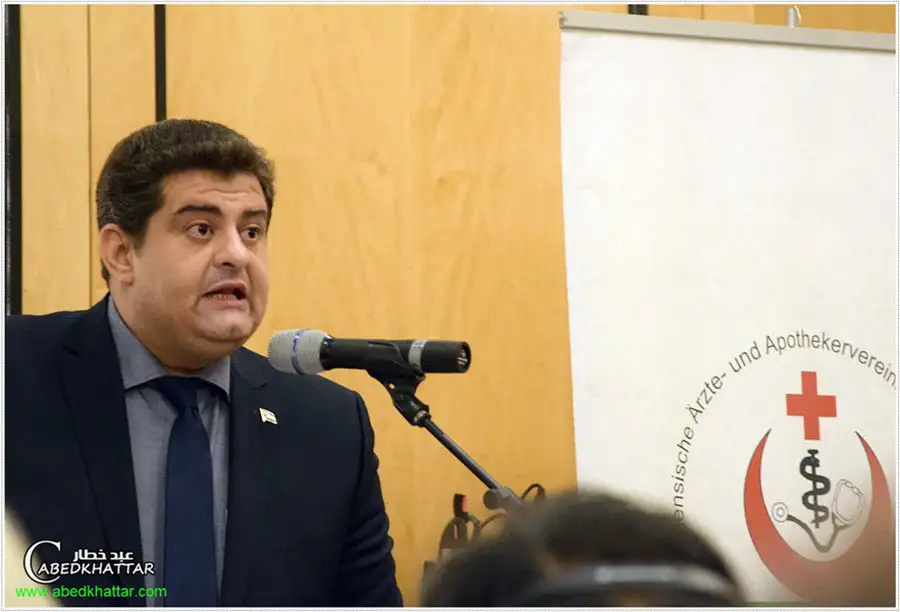 الدكتور عاطف عيّاد رئيس الاتحاد العام للأطباء والصيادلة الفلسطينيين في المانيا