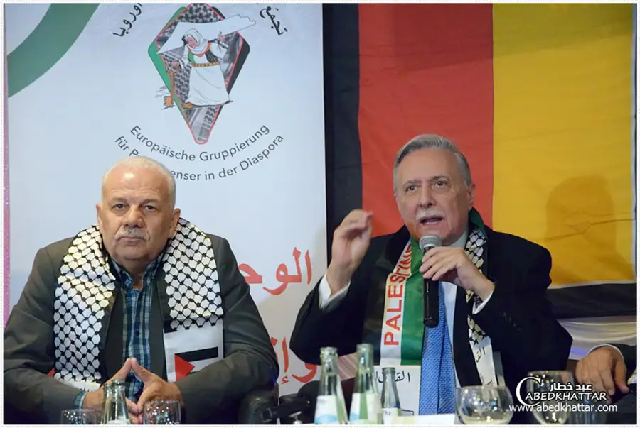 تجمع الشتات في أوروبا يعقد ندوة في برلين بعنوان - القضية الفلسطينية أين وإلى أين