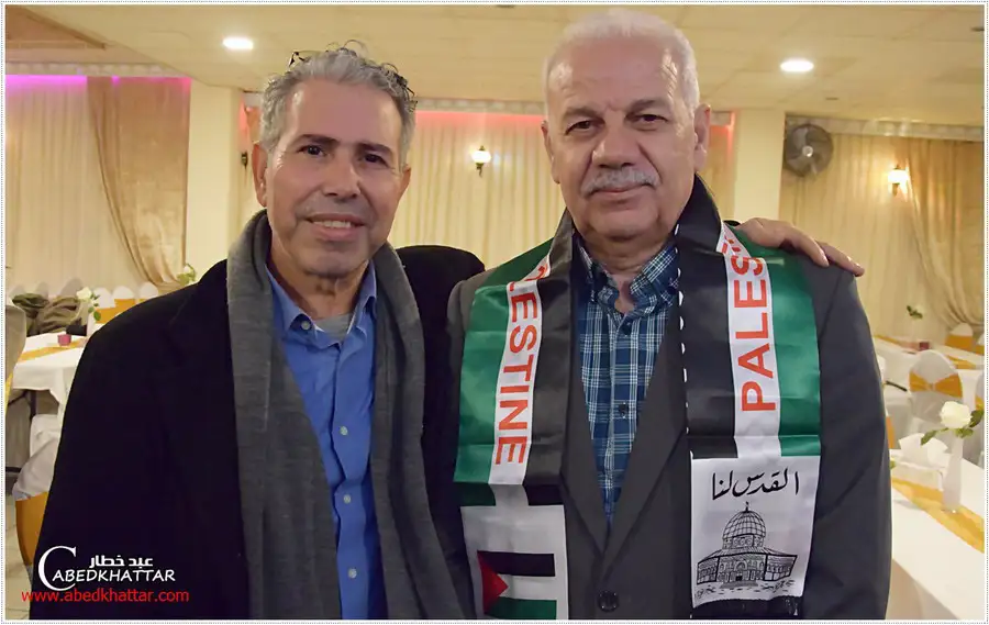 الرفيق عمر شحادة عضو المجلس المركزي لمنظمة التحرير الفلسطينية & عبد خطار