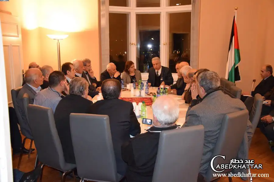 وزير الزراعة الأستاذ شوقي العيسة يجتمع مع المؤسسات الفلسطينية في برلين