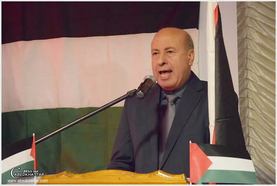 عضو المجلس التشريعي الأخ محمد حجازي ألقى كلمة حركة التحرير الوطني الفلسطيني - فتح