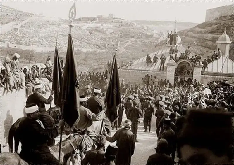 مسيرة موسم النبي موسى في القدس