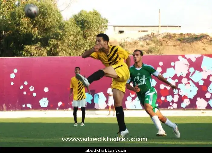 فريق النضال الرياضي بطل كأس الشهيد القائد أبو علي مصطفى في مخيم البداوي