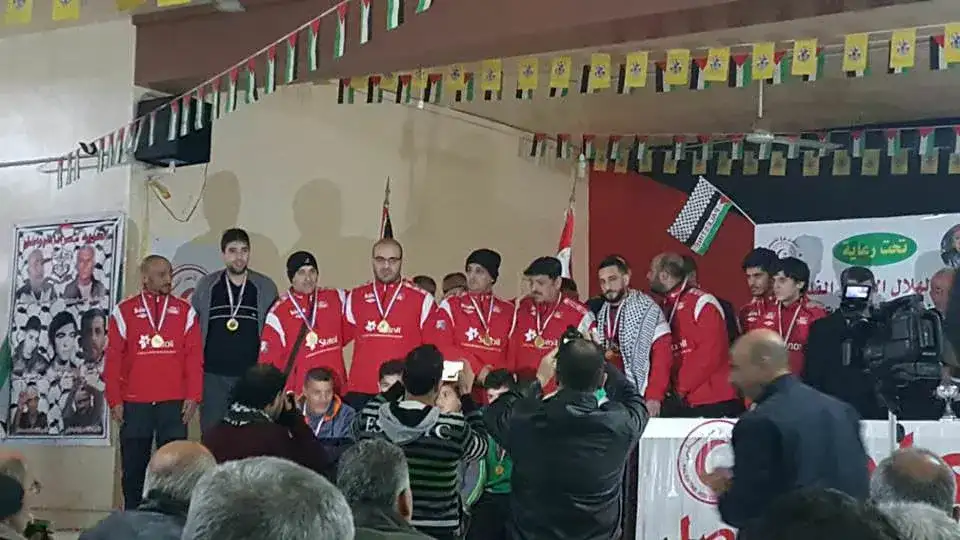 نادي الخليل-البداوي بطل دورة في لعبة كرة الطاولة بعنوان الذكرى 48 لتأسيس جمعية الهلال الاحمر الفلسطيني