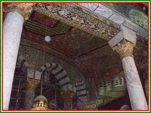 صور من قبة الصخرة المشرفة والمسجد الأقصى المبارك