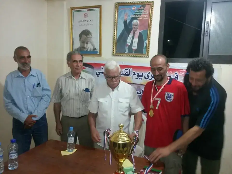 نادي الخليل-مخيم البداوي بطلاَ لدورة يوم القدس العالمي لكرة القدم