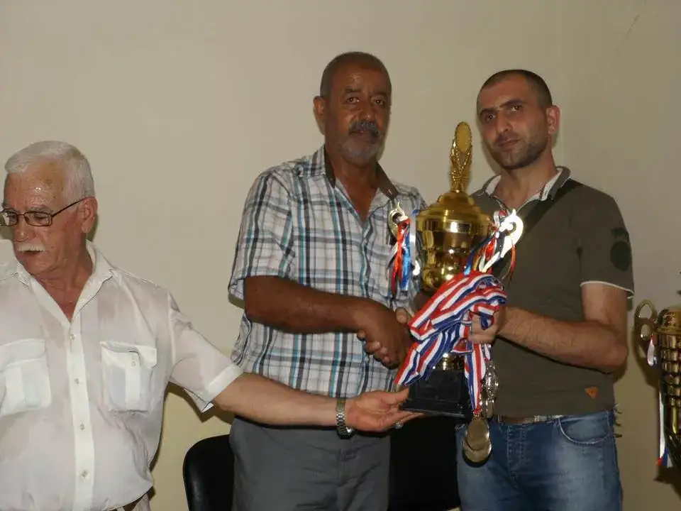 الاتحاد الفلسطيني لكرة القدم يكرم اندية الشمال الفائزة بالبطولات للموسم الماضي.
