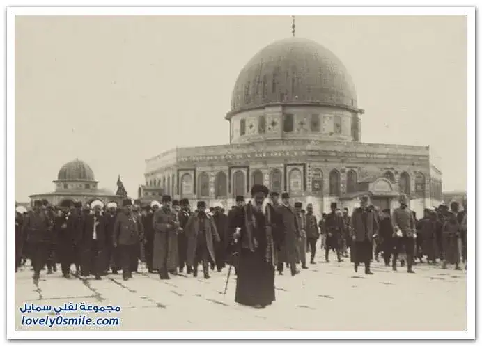 قبة الصخرة (مسجد عمر) عام 1914