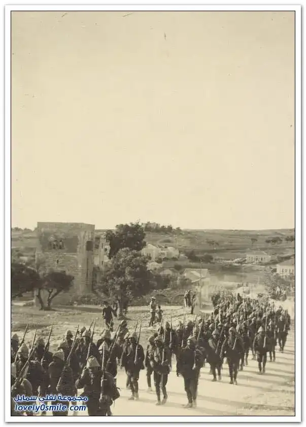 في الطريق إلى قناة السويس عام 1914