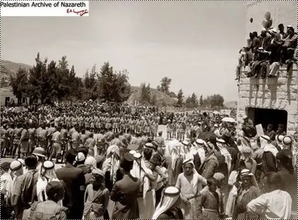 احتفال شعبي في ساحة الجامع عام 1934