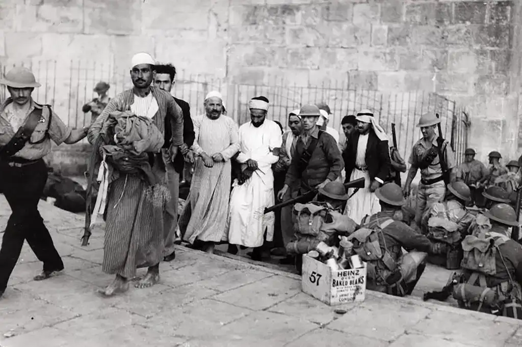 صور تظهر الاجرام الصهيوني عام 1948 -مراجعة